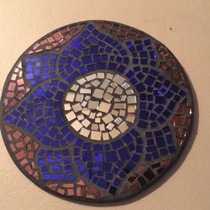 Mosaic Lotus Flower Wall Art